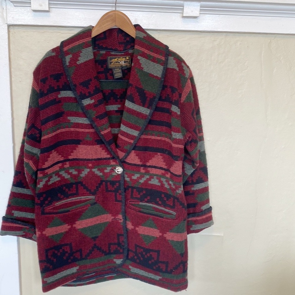 Vintage Eddie Bauer Wool Southwest Jacket Coat